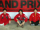 左から坂本、池田、中西選手
